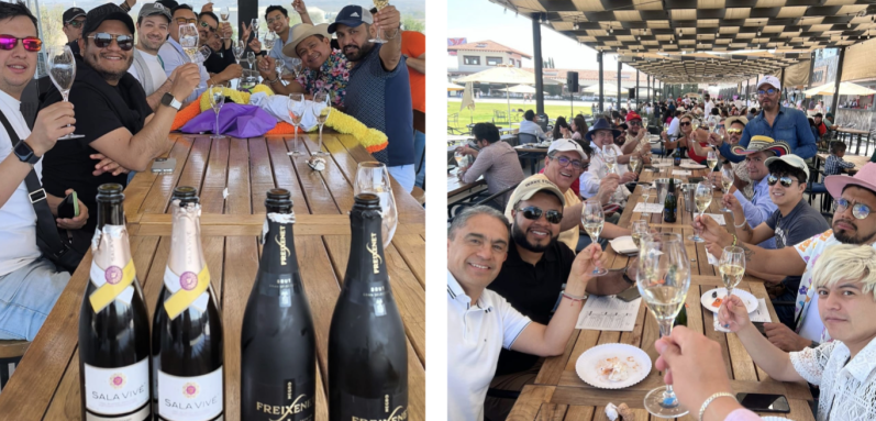 Festeja el día de las madres este 10 de mayo en compañia de otros miembros de la comunidad LGBT en los viñedos con cata de vino