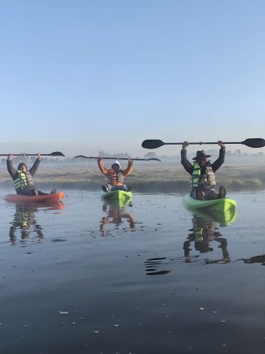 Paseo amanecer en Kayak gay