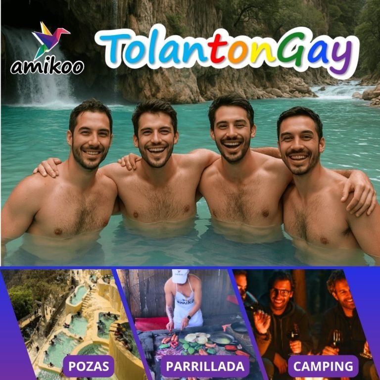 Chicos gay paseando por ciudad de méxico